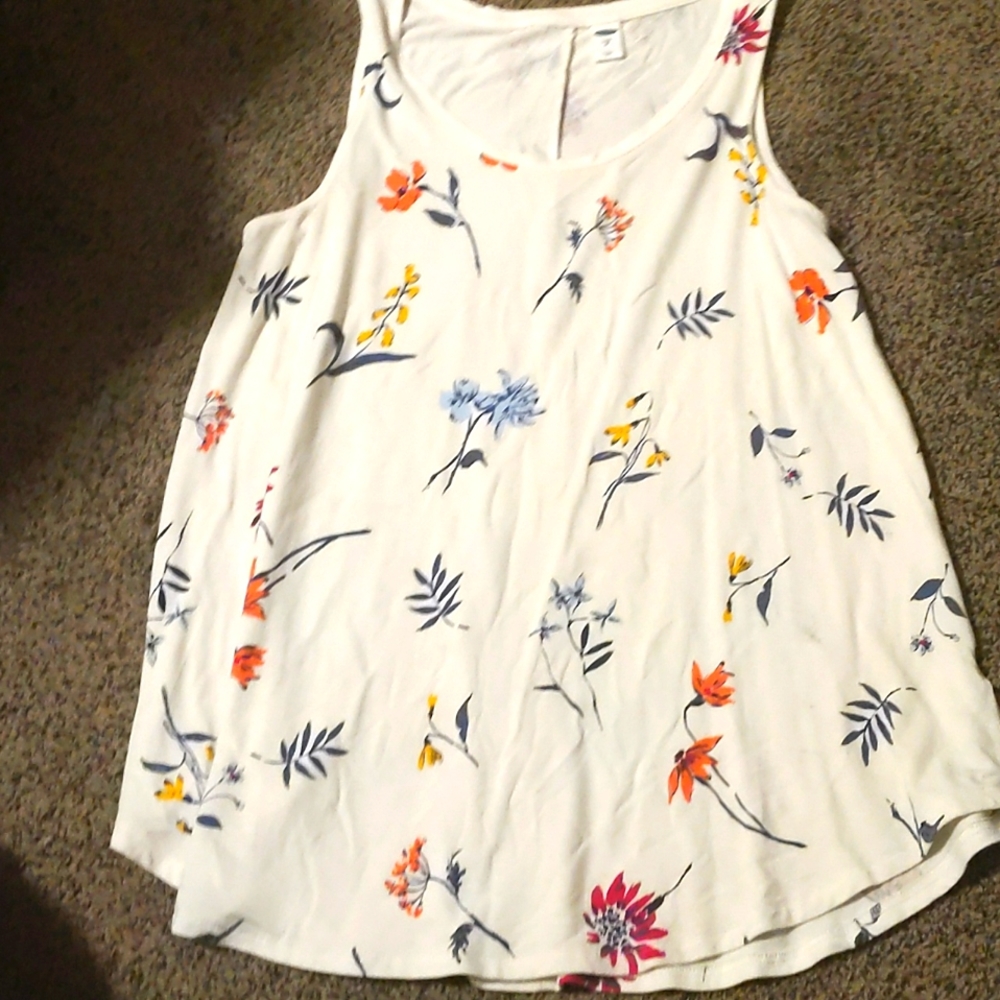 Floral tank top